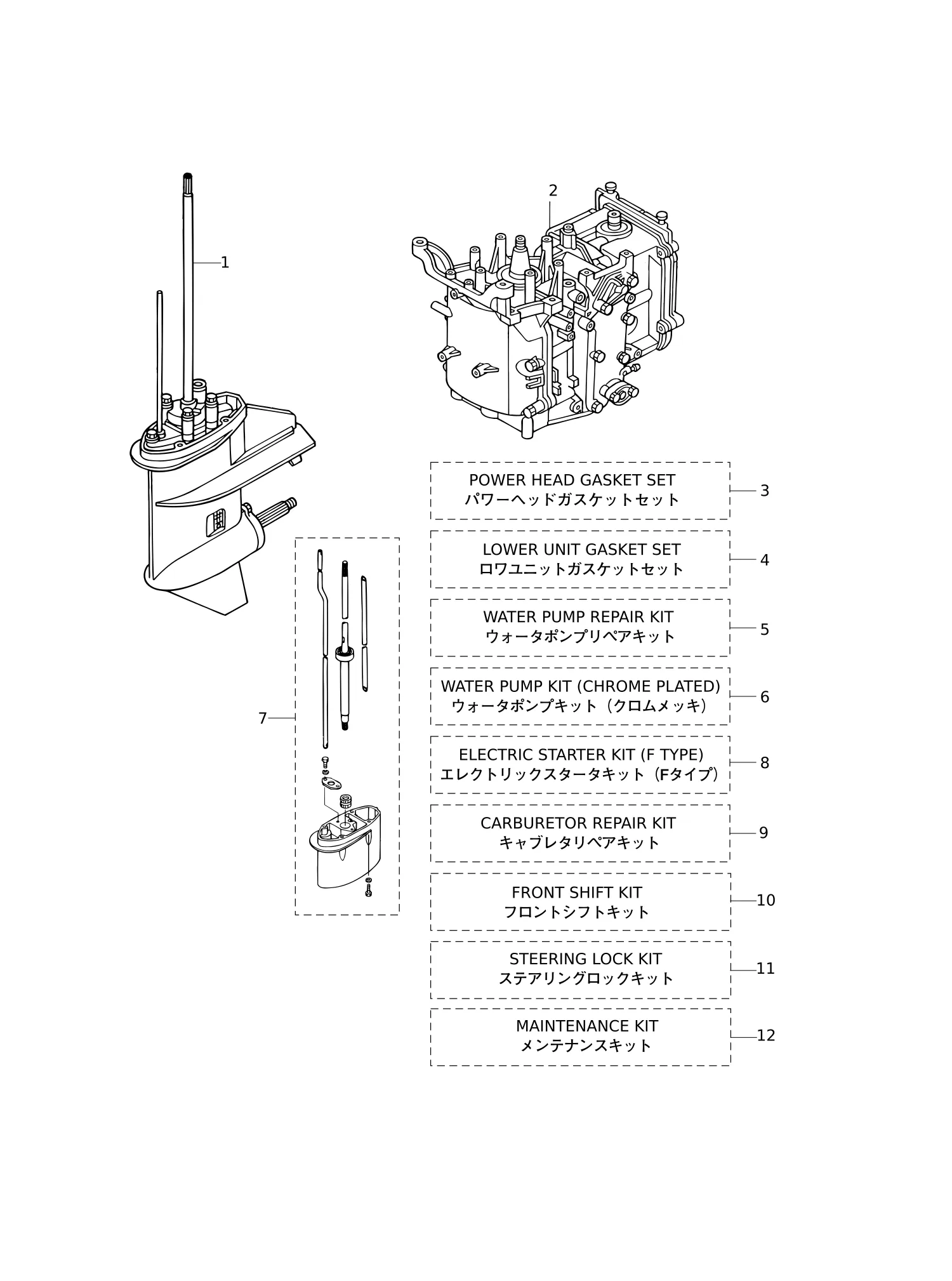 ASSEMBLY · KIT PARTS