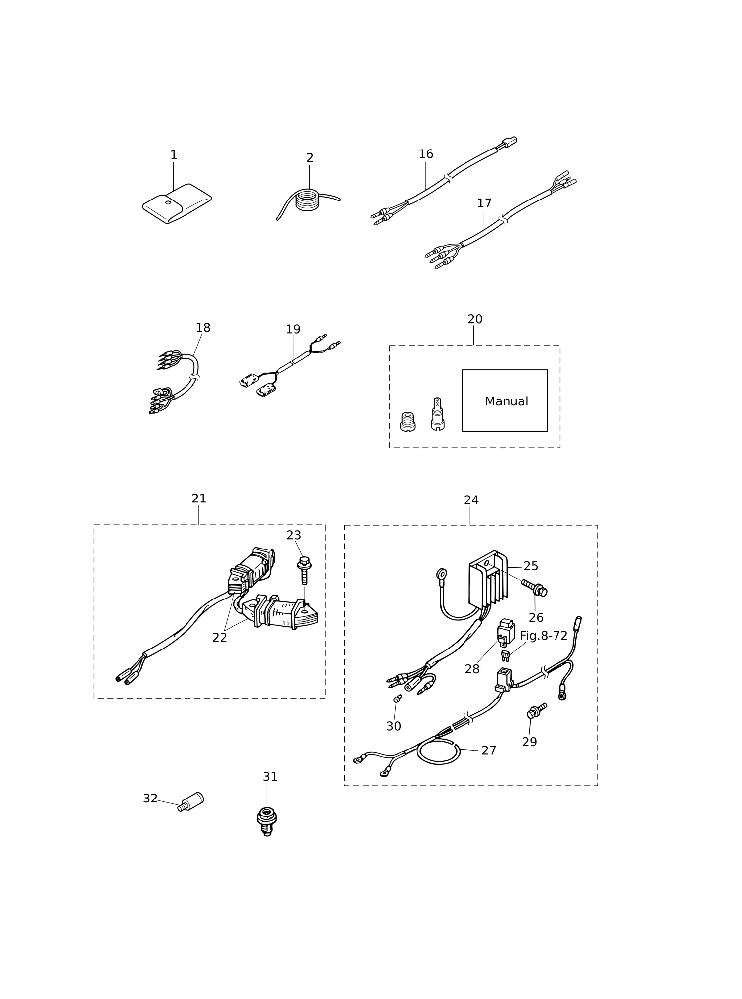 OPTIONAL PARTS (ACCESSORIES)