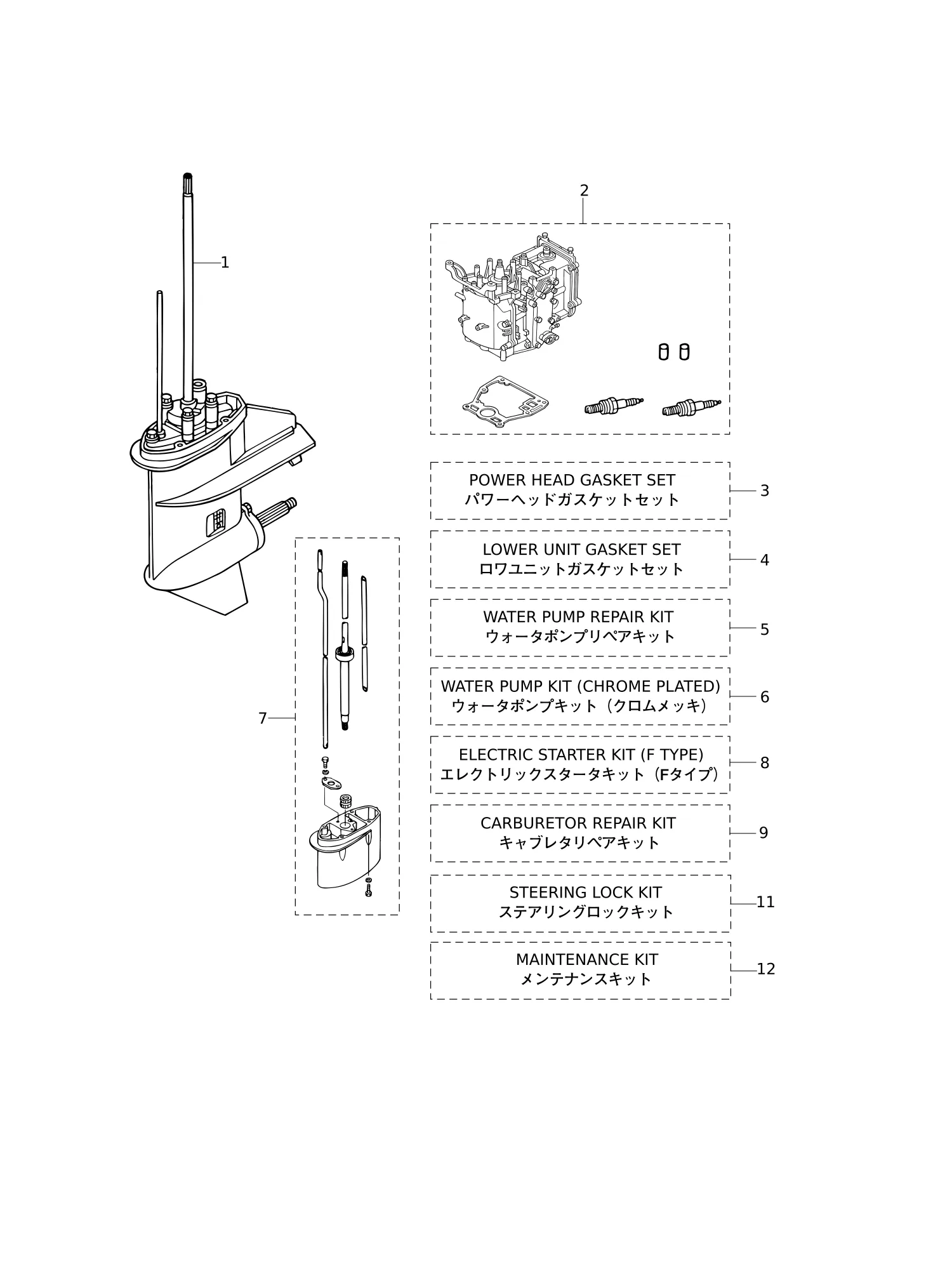 ASSEMBLY · KIT PARTS